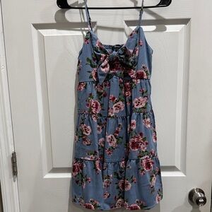 Blue Floral Dress